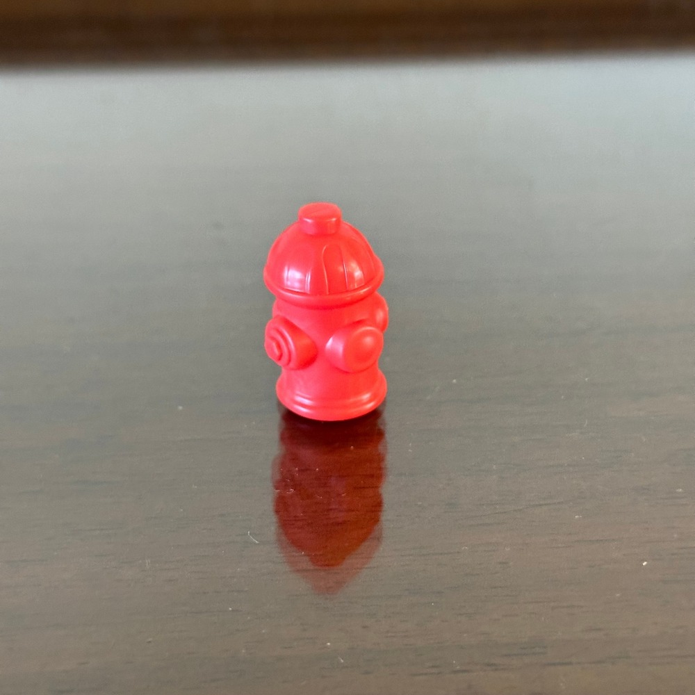Fisher Price Little People Red Fire Hydrant Station City Town Accessory Toy